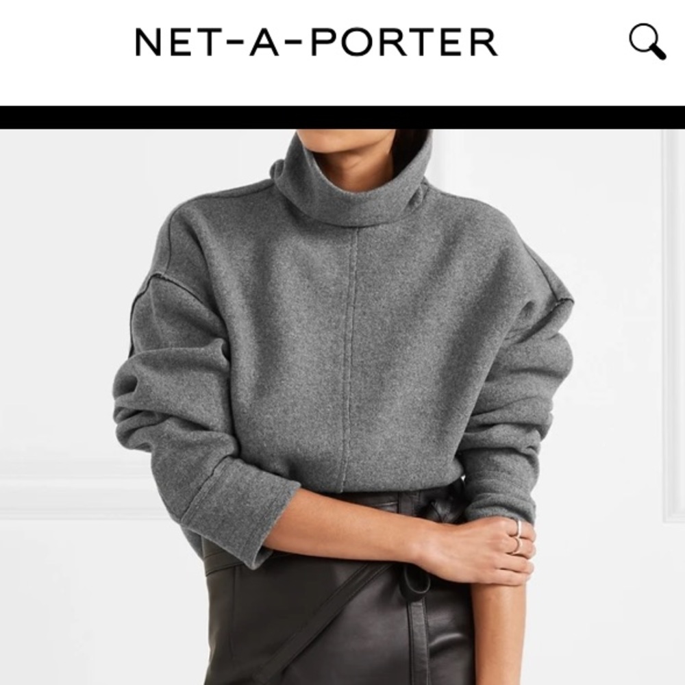 FRAME Wool-blend turtleneck sweater